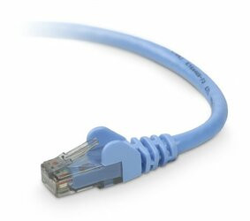 BELKIN COMPONENTS A3L980-04-BLU-S 4FT CAT6 SNAGLESS PATCH CABLE, UTP, BLUE PVC JACKET, 23AWG, 50 MICRON, GOLD PLAT