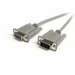STARTECH.COM MXT10010 THIS 9-PIN STRAIGHT THROUGH SERIAL CABLE FEATURES A DB9 MALE CONNECTOR AND A DB9
