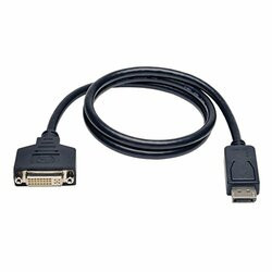 TRIPP LITE P134-003 3FT DISPLAYPORT TO DVI ADAPTER CONVERTER DP TO DVI M/F 3FT