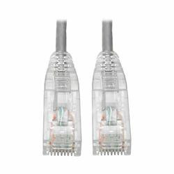 TRIPP LITE N201-S05-GY CAT6 GIGABIT PATCH CABLE SNAGLESS UTP RJ45 MOLDED SLIM GRAY 5FT