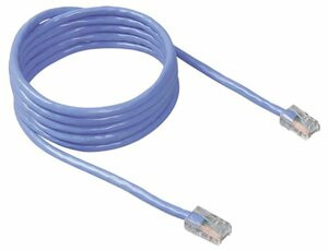 BELKIN COMPONENTS A3L791-07-BLU 7FT CAT5E PATCH CABLE, UTP, BLUE PVC JACKET, 24AWG, T568B, 50 MICRON, GOLD PLATE