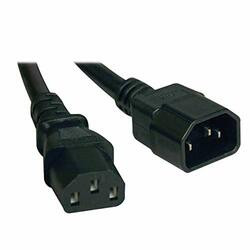 TRIPP LITE P004-004-13A 4FT COMPUTER POWER CORD EXTENSION CABLE C14 TO C13 13A 16AWG