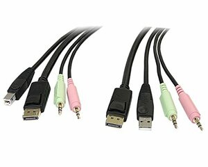 STARTECH.COM DP4N1USB6 4IN1 USB DISPLAYPORT KVM SWITCH CABLE