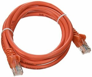BELKIN COMPONENTS A3L791-05-ORG-S 5FT CAT5E SNAGLESS PATCH CABLE, UTP, ORANGE PVC JACKET, 24AWG, T568B, 50 MICRON,