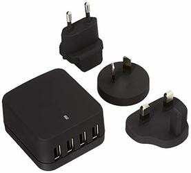 STARTECH.COM USB4PACBK CHARGE 2 TABLETS AND 2 PHONES SIMULTANEOUSLY, FROM ALMOST ANYWHERE IN THE WORLD