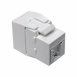 TRIPP LITE N238-001-GY-TF KEYSTONE JACK CAT6A/CAT6/CAT5E, RJ45, SHUTTERED, DUST CAP - TOOLLESS, POE/POE+ C