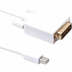 AXIOM MDPMDDVIDM06-AX AXIOM MINI DISPLAYPORT MALE TO DUAL LINK DVI-D MALE ADAPTER CABLE 6FT