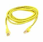 BELKIN COMPONENTS A3L791-01-YLW NETWORK CABLE - RJ-45 (M) - RJ-45 (M) - 1 FT - UTP - ( CAT 5E ) - YELLOW