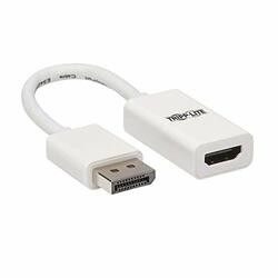 TRIPP LITE P136-06N-HDR-W DISPLAYPORT TO HDMI 4K ACTIVE ADAPTER WITH HDR - M/F, 4K @ 60 HZ, DP 1.2, HDMI 2