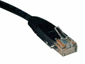 TRIPP LITE N002-020-BK 20FT CAT5E / CAT5 350MHZ MOLDED PATCH CABLE RJ45 M/M BLACK 20FT