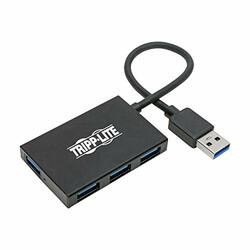 TRIPP LITE U360-004-4A-AL USB 3.0 HUB SUPERSPEED SLIM 4 USB-A PORTS 5GBPS COMPACT ALUMINUM