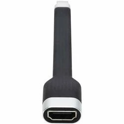 TRIPP LITE U444-F5N-HDR USB C TO HDMI ADAPTER CABLE FLAT 4K 60HZ UHD M/F BLACK 5IN