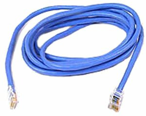 BELKIN COMPONENTS A3L791-14-BLU 14FT CAT5E PATCH CABLE, UTP, BLUE PVC JACKET, 24AWG, T568B, 50 MICRON, GOLD PLAT