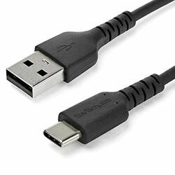 STARTECH.COM RUSB2AC2MB USB A TO USB C CHARGING CABLE W/KEVLAR ARAMID FIBER SHELTERING THE HEAVY DUTY CO