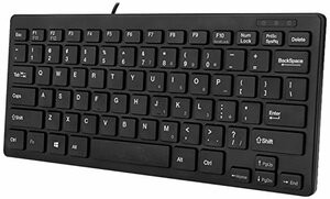 ADESSO AKB-111UB ADESSO SLIMTOUCH MINI USB KEYBOARD , SPACE SAVING 11.25 WIDE, 78 KEYS WITH AN EM