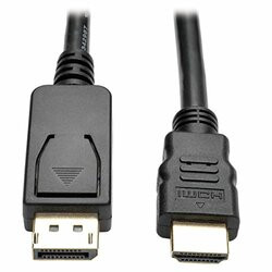 TRIPP LITE P582-006-V2-ACT 6FT DISPLAYPORT TO HD ADAPTER ACTIVE CONVERTER DP W/ LATCHES TO HDMI DPORT 1.2 4