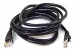 BELKIN COMPONENTS A3L791-14-BLK 14FT CAT5E PATCH CABLE, UTP, BLACK PVC JACKET, 24AWG, T568B, 50 MICRON, GOLD PLA
