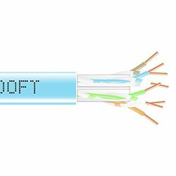 BLACK BOX EYN871B-PB-1000 GIGATRUE 550 CAT6 BULK PLN, BLUE, 1000FT