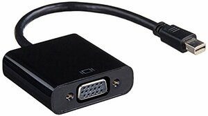 ADD-ON MDP2VGAB ADDON 20.00CM (8.00IN) MINI-DISPLAYPORT MALE TO VGA FEMALE BLACK ADAPTER CABLE