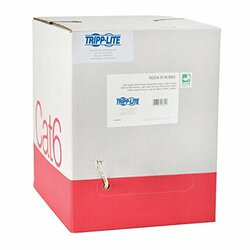 TRIPP LITE N224-01K-WH 1000FT CAT6 GIGABIT BULK CABLE SOLID CMP PLENUM PVC WHITE