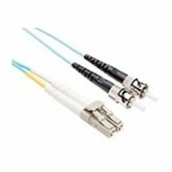 UNIRISE USA, LLC FJ5GLCST-30M 30 METER OM3 10 GIG FIBER OPTIC CABLE, AQUA, PVC JACKET 50/125 MICRON MULTIMODE