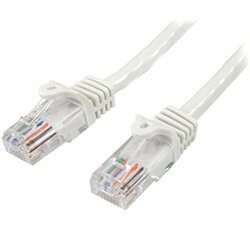 STARTECH.COM 45PATCH5WH MAKE FAST ETHERNET NETWORK CONNECTIONS USING THIS HIGH QUALITY CAT5E CABLE, WITH