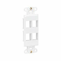 TRIPP LITE N042D-004V-WH CENTER PLATE INSERT VERTICAL 4-PORT