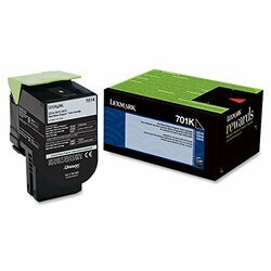 LEXMARK 70C10K0 BLACK RETURN PROGRAM TONER CARTRIDGE