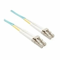 UNIRISE USA, LLC FJ5GLCLC-02M 2 METER OM3 10 GIG FIBER OPTIC CABLE, AQUA, PVC JACKET 50/125 MICRON MULTIMODE D