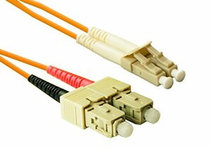 ENET SOLUTIONS, INC. SCLC-50-4M-ENC ENET 4M SC/LC DUPLEX MULTIMODE 50/125 OM2 OR BETTER ORANGE FIBER PATCH CABLE 4 M