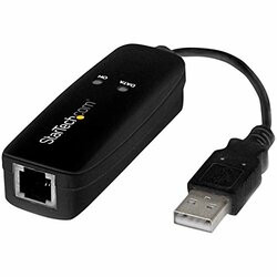 STARTECH.COM USB56KEMH2 USB 2.0 FAX MODEM ADDS DATA, VOICE   FAX SUPPORT TO COMPUTER/LAPTOP; FOR FAXING