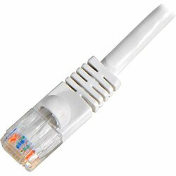 UNIRISE USA, LLC PC5E-10F-WHT-S 10FT WHITE CAT5E PATCH CABLE, UTP, SNAGLESS