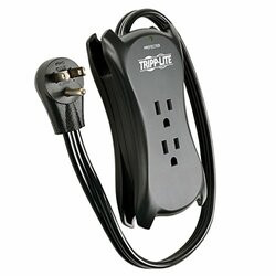 TRIPP LITE TRAVELER3USB 3-OUTLET TRAVEL SURGE 1050J 2-USB 5-15P