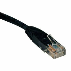 TRIPP LITE N002-015-BK 15FT CAT5E / CAT5 350MHZ MOLDED PATCH CABLE RJ45 M/M BLACK 15FT