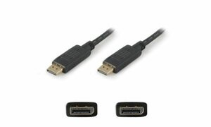 ADD-ON DISPLAYPORT3F-5PK ADDON 5 PACK OF 3FT DISPLAYPORT MALE TO MALE BLACK CABLE