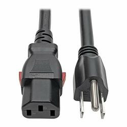 TRIPP LITE P007-L02 IEC-320-C13 TO NEMA 5-15P POWER CORD   LOCKING C13 CONNECTOR, 15A, 125V, 14 AWG,