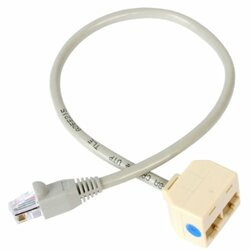 STARTECH.COM RJ45SPLITTER THIS 2-TO-1 RJ45 SPLITTER CABLE ADAPTER INCREASES THE NUMBER OF RJ45 NETWORK CON