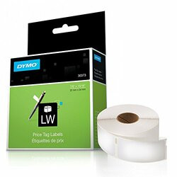 DYMO 30373 PRICE TAG LABELS SIZE: 400 LABELS/ROLL, 1 ROLL/BOX