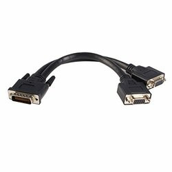 STARTECH.COM DMSVGAVGA1 CONNECT TWO VGA MONITORS TO YOUR DMS / LFH GRAPHICS CARD. - 1FT DMS 59 TO DUAL V