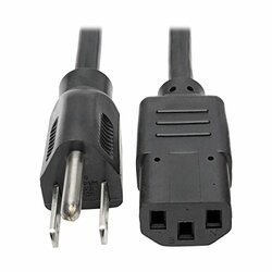 TRIPP LITE P006-003 3FT COMPUTER POWER CORD CABLE 5-15P TO C13 10A 18AWG