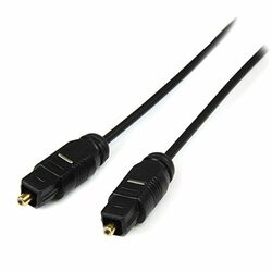STARTECH.COM THINTOS10 THIS 10FT TOSLINK OPTICAL DIGITAL AUDIO CABLE PROVIDES MAXIMUM AUDIO CLARITY WIT
