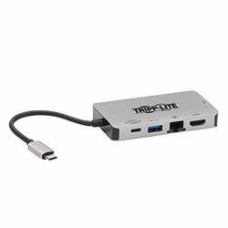 TRIPP LITE U442-DOCK6-GY USB C DOCKING STATION USB HDMI VGA GBE