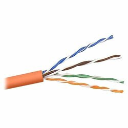 BELKIN COMPONENTS A7J304-1000-ORG NETWORK CABLE - BARE WIRE - BARE WIRE - 1000 FT - UTP ( CAT 5 )