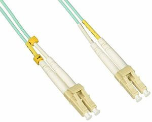 ENET SOLUTIONS, INC. LC2-10G-2M-ENC ENET 2M LC/LC DUPLEX MULTIMODE 50/125 10GB OM3 OR BETTER AQUA FIBER PATCH CABLE