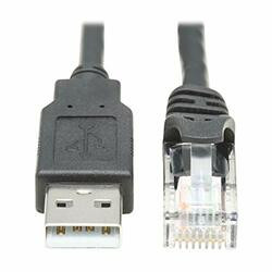 TRIPP LITE U009-015-RJ45-X USB-A TO RJ45 ROLLOVER CONSOLE CABLE (M/M) -CISCO COMPATIBLE, 250 KBPS, 15 FT.,