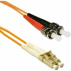ENET SOLUTIONS, INC. STLC-50-3M-ENC ENET 3M ST/LC DUPLEX MULTIMODE 50/125 OM2 OR BETTER ORANGE FIBER PATCH CABLE 3 M