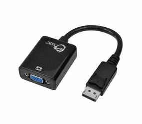 SIIG, INC. CB-DP0082-S1 CONVERTS DIGITAL DISPLAYPORT SIGNAL TO ANALOG VGA SIGNAL.OMPLIANT WITH DISPLAYPO