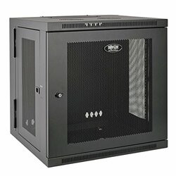 TRIPP LITE SRW12USDP 12U WALL MOUNT RACK ENCLOSURE SERVER CABINET SWINGING HINGED DOOR DEEP