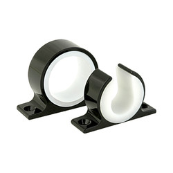 Lees Single Rod Rack Set - Bright Black Finish