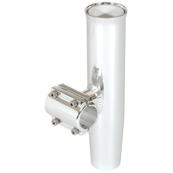 Lees Clamp-On Rod Holder - Silver Aluminum - Horizontal Mount - Fits 1.660 O.D. Pipe